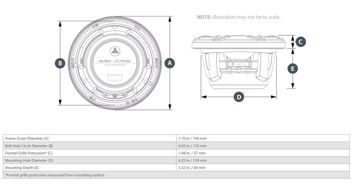 JL audio M6 7.7 Speaker